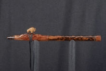 Southeast Asian Rosewood Burl Native American Flute, Minor, Mid G-4, #T7K (10)